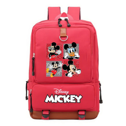 Minnie Backpack - School Book Travel Daily Shoulder Large Bookbag Style 7 16.9x11x5.9 inches