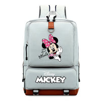 Minnie Backpack - School Book Travel Daily Shoulder Large Bookbag Style 9 16.9x11x5.9 inches