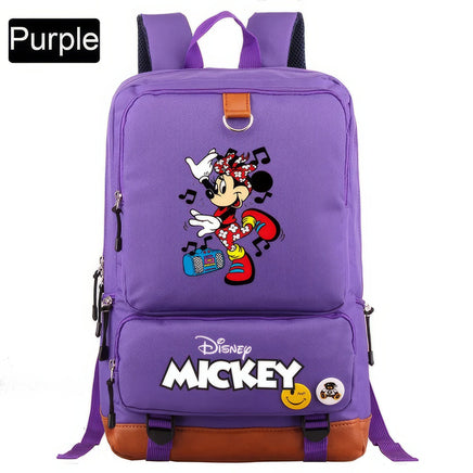 Minnie Backpack - School Book Travel Daily Shoulder Large Bookbag Style 25 16.9x11x5.9 inches