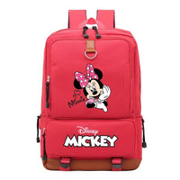 Minnie Backpack - School Book Travel Daily Shoulder Large Bookbag Style 10 16.9x11x5.9 inches