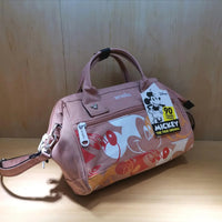 Minnie Bag - Shoulder Messenger Bag Handbag Travel Bag High Capacity Pink 9.8 inches