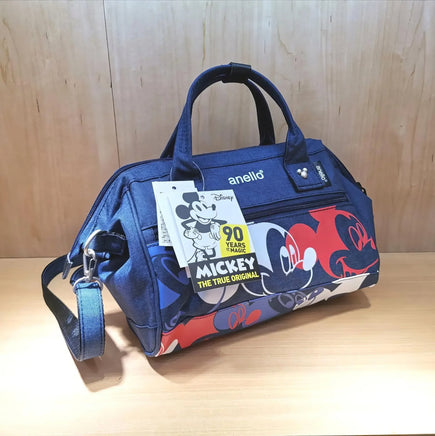 Minnie Bag - Shoulder Messenger Bag Handbag Travel Bag High Capacity Navy 9.8 inches