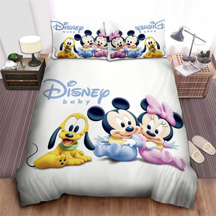 Minnie Duvet Cover Pink Princess Style Cartoon Bedroom Decoration Bedding Set Single Double 4