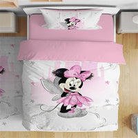 Minnie Mouse Duvet Cover Set For Girls Room White