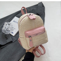 Multifunctional Summer Mini Backpack for School or Travel Pink