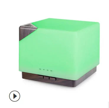 Electric Aroma Diffuser Wooden Design Dark Brown EU Plug