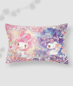 My Melody Kuromi Duvet Cover Set Kids Teen Gift Room Decor Bedding Set Bedspread and 2 Pillow Cases - Lusy Store LLC