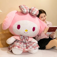 My Melody Kuromi Plush Toy Large Size Stuffed Gift Decorated Cute Plush Sofa Throw Pillow Christmas Gift - Lusy Store LLC