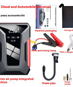 All-in-One 12V Emergency Car Power Bank & Inflatable Starter - Lusy Store LLC 