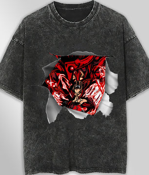Naruto tee shirt - Itachi 3D streetwear funny t shirt hip hop dark gray - Unisex vintage t shirts - Lusy Store LLC