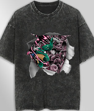 Naruto tee shirt - Rock Lee 3D streetwear funny t shirt hip hop dark gray - Unisex vintage t shirts - Lusy Store LLC