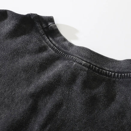 Naruto tee shirt - Streetwear fashion cotton nine-tails casual dark gray tops - Short sleeve vintage tee - Lusy Store LLC