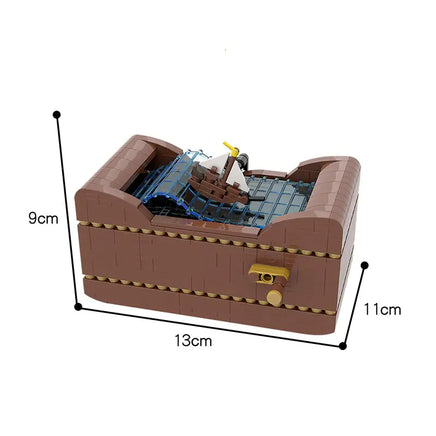 Lusy Store LLC Ship At Sea Building Blocks Toy Toys