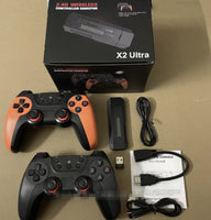 Lusy Store LLC X2 Ultra Retro Game Stick 4K, Plug and Play Video Gaming Console with 128G memory card Console