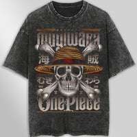 One piece tee shirt - Vintage t shirt loose tops tees - Unisex streetwear graphic tees
