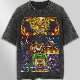 One piece tee shirt - Vintage t shirt loose tops tees - Unisex streetwear graphic tees Dark Gray
