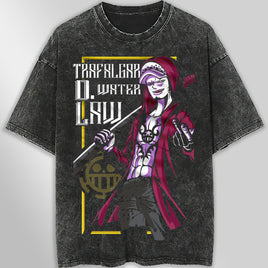 One piece tee shirt - Vintage t shirt loose tops tees - Unisex streetwear graphic tees Dark Gray