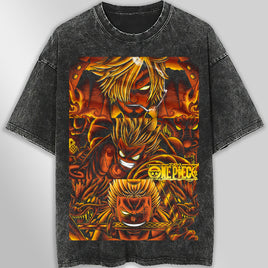 One piece tee shirt - Vintage t shirt loose tops tees - Unisex streetwear graphic tees Dark Gray