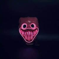 Cyberpunk Halloween Mask LED Red 21 x 17 x 3 Centimeters