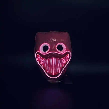 Cyberpunk Halloween Mask LED Red 21 x 17 x 3 Centimeters