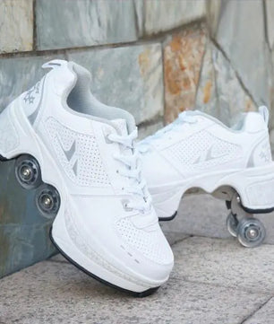Casual Sneakers Walk Roller Skates