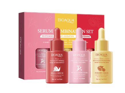 BIOAQUA A-Hyaluronic Acid Face Serum - Advanced Skin Care Set (3pcs) Set B