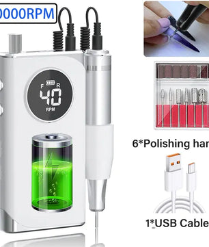 Electric Nail Drill Machine For Manicure - Lusy Store LLC 