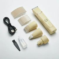 Electric Hair Trimmer For Pets Yellow 15 x 3,5 x 3 cm