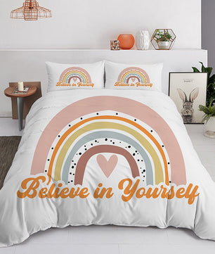 Pastel Bedding Set - Includes Three Pieces - Lusy Store LLC