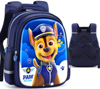 Paw Patrol Backpack – Chase & Skye Kids Travel Bag – 10.2"x8.3"x4.7" – Lusy Store 3 10.2"x8.3"x4.7"