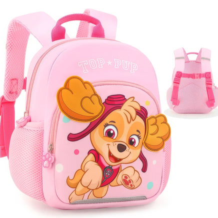 Paw Patrol Backpack – Chase & Skye Kids Travel Bag – 10.2"x8.3"x4.7" – Lusy Store 6 10.2"x8.3"x4.7"