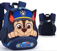 Paw Patrol Backpack – Chase & Skye Kids Travel Bag – 10.2"x8.3"x4.7" – Lusy Store 1 10.2"x8.3"x4.7"