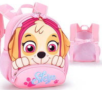 Paw Patrol Backpack – Chase & Skye Kids Travel Bag – 10.2"x8.3"x4.7" – Lusy Store 2 10.2"x8.3"x4.7"