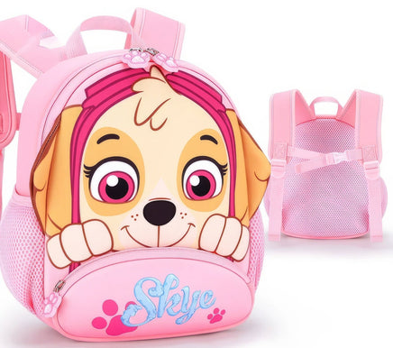 Paw Patrol Backpack – Chase & Skye Kids Travel Bag – 10.2"x8.3"x4.7" – Lusy Store 2 10.2"x8.3"x4.7"