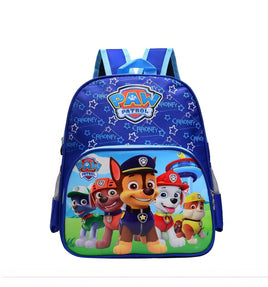 Paw Patrol Backpack Cute Cartoon Large Capacity School Bag Boy Girl Gift Blue 13.4"x11.0"x4.3"
