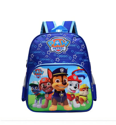 Paw Patrol Backpack Cute Cartoon Large Capacity School Bag Boy Girl Gift Blue 13.4"x11.0"x4.3"