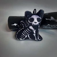 Plush Little Ghost Pillow Cushion Halloween Photo Props Skull Cat Keychain