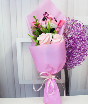 Plush Toy Doll Bouquet - Lilo Stitch Birthday Valentine Gift - Lusy Store LLC