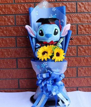 Plush Toy Doll Bouquet - Lilo Stitch Birthday Valentine Gift - Lusy Store LLC