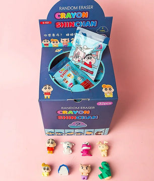 Pokemon Anime Hello Kitty Crayon Pikachu Figure Diy Cartoon Pencil Eraser 32pcs/Set Stationery Kids Gift - Lusy Store LLC
