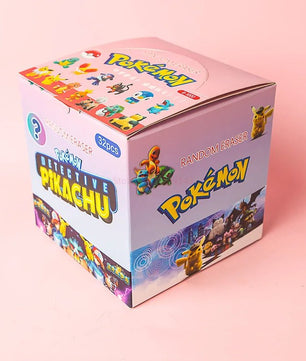 Pokemon Anime Hello Kitty Crayon Pikachu Figure Diy Cartoon Pencil Eraser 32pcs/Set Stationery Kids Gift - Lusy Store LLC