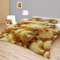 Pokemon Bedding 3D Cute Pikachu Sleep Bed Linen For Bedroom - Bedding Set & Quilt Set - Lusy Store LLC