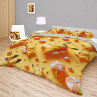 Pokemon Bedding 3D Cute Pikachu Sleep Cool Bed Linen For Bedroom - Bedding Set & Quilt Set - Lusy Store LLC