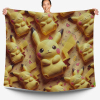 Pokemon Bedding 3D Cute Pikachu Summer Bed Linen For Bedroom - Bedding Set & Quilt Set - Lusy Store LLC