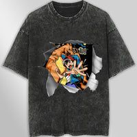 Pokemon tee shirt - 3D funny streetwear vintage t shirt - Unisex hip hop loose tops tees Dark Gray