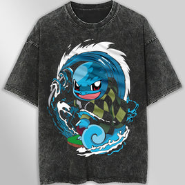 Pokemon tee shirt - Streetwear vintage t shirt - Unisex hip hop loose tops tees - Lusy Store LLC