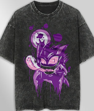 Pokemon tee shirt - Streetwear vintage t shirt - Unisex hip hop loose tops tees - Lusy Store LLC