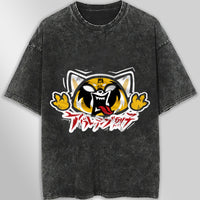 Pokemon tee shirt - Streetwear vintage t shirt - Unisex hip hop loose tops tees Dark Gray