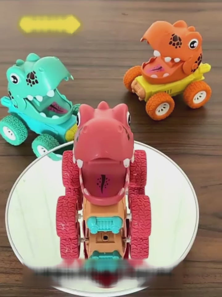 Lusy Store Dinosaur Push Car Sliding Animal Toy for Kids Push &amp; Pull Toys
