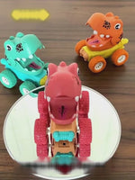 Lusy Store Dinosaur Push Car Sliding Animal Toy for Kids Push &amp; Pull Toys